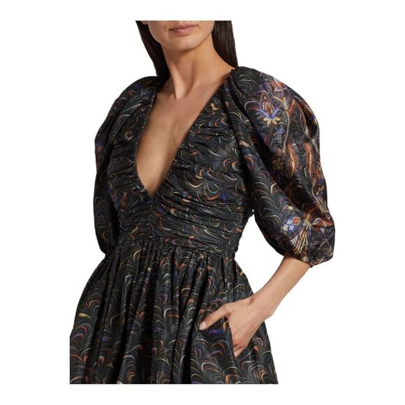 ULLA Johnson Gwen Printed Minidress Size 10 NWT - Picture 3 of 9